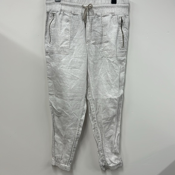 Athleta Cabo linen jogger cheetah print 14 - Picture 2 of 7